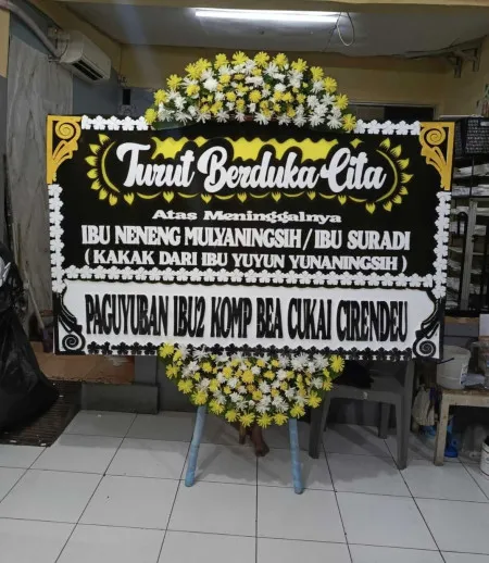 Papan Bunga Duka Kebayoran Lama Selatan