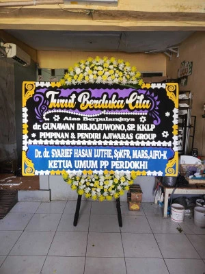 Papan Bunga di Kebayoran Lama Selatan